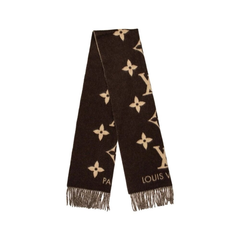 Louis Vuitton Cashmere Monogram Reykjavik Scarf